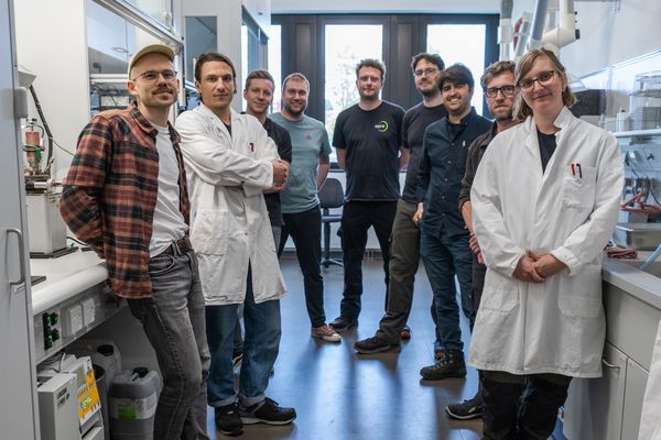 Die Arbeitsgruppe Hydrothermale Prozesse im April 2024